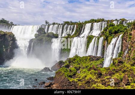 San Andres à Iguazu Falls, l'une des sept nouvelles merveilles de la nature, de l'Argentine.