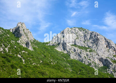 Le parc national de Paklenica, Croatie Banque D'Images