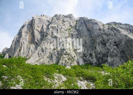 L'Anica kuk, le parc national de Paklenica, Croatie Banque D'Images