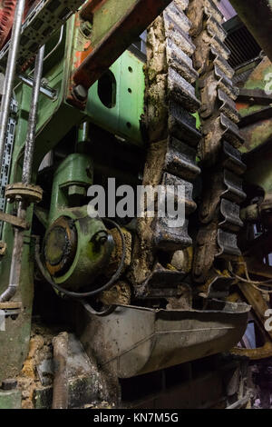 Bois triturateur broyeurs industriels Production Pierre ceinture Matériel d'usine de papier Banque D'Images