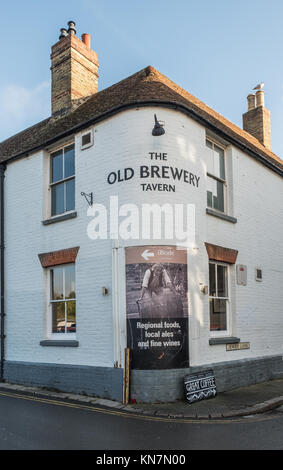 Ancienne Brasserie Taverne Canterbury Kent UK Banque D'Images