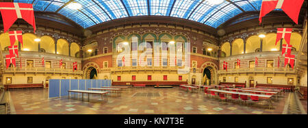 Copenhague, NOV 19 : vue de l'intérieur du célèbre hôtel de ville de Copenhague le Nov 19, 2015 Copenhague, Danemark Banque D'Images