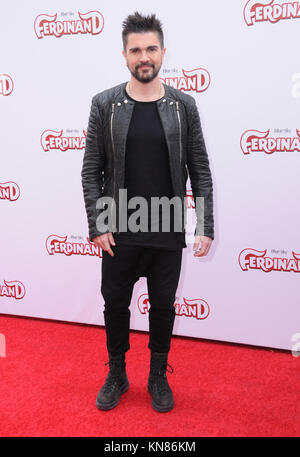 Los Angeles, CA, USA. Déc 10, 2017. - Juanes. ''Ferdinand'' Projection spéciale tenue à la 20th Century Fox Studio Lot - Zanuck Theatre de Los Angeles Crédit : Birdie Thompson/AdMedia/ZUMA/Alamy Fil Live News Banque D'Images