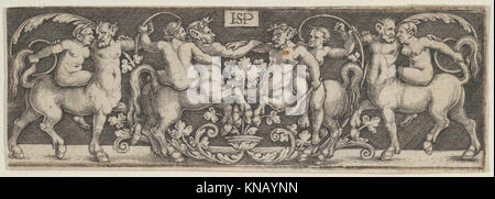 Une frise classique montrant des centaures et des cavaliers humains engagés dans le combat, illustrant le mouvement dynamique et les thèmes mythologiques en grec Banque D'Images