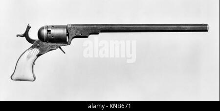 Colt Paterson Revolver à percussion, n° 5, étui, Modèle n° de série 528 rencontré 55.206.1 jan2015 24835 164424 Banque D'Images