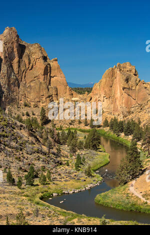 Smith Rock State Park, Redmond, ou Banque D'Images