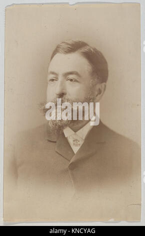 Portrait en buste de Thomas Nast (1840-1902), caricaturiste américain d'origine allemande et caricaturiste éditorial Banque D'Images