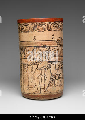 Codex-Style Vase avec scène mythologique rencontré DP-579-004 662967 Banque D'Images