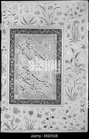 Derviche à la tête d'un ours , folio du Shah Jahan Album atteint 181878 451258 Banque D'Images