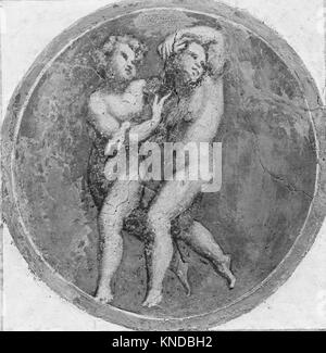 Les fresques de la Villa Stati-Mattei illustrent la peinture décorative romaine antique et l'art intérieur, mettant en valeur le design classique et le patrimoine historique. Banque D'Images