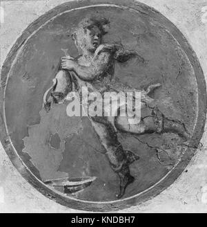 Les fresques de la Villa Stati-Mattei représentent des scènes mythologiques et domestiques de la Rome antique, mettant en valeur le style complexe et les thèmes culturels de la Rome romaine Banque D'Images