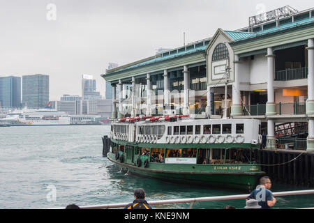 L'île de Hong Kong Star ferry Banque D'Images