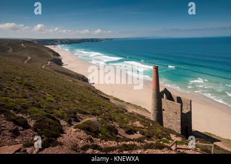 Old Mines, St Agnes, Cornwall, UK. Banque D'Images