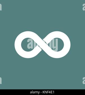 Symbole de l'infini icons vector illustration. Illimité Illimité, symbole, signe. Illustration de Vecteur