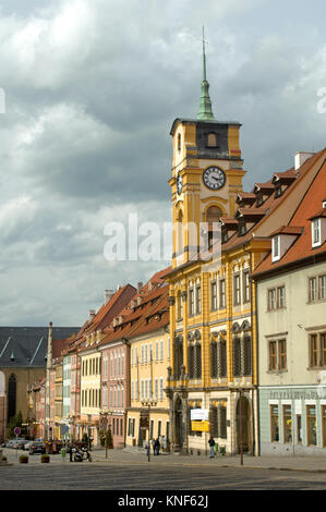 Tschechien, Böhmen : Eger Cheb ( ), der historische Marktplatz, Platz des Königs mit Bürgerhäusern Banque D'Images