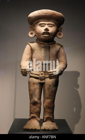 La Méso-Amérique. La figure anthropomorphe. Veracruz. Golfe du Mexique. 300-900 BC. Le Mexique. Musée de Cutures du monde. Barcelone. Espagne Banque D'Images