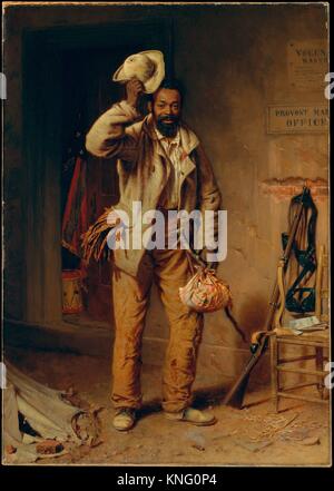 Un peu d'histoire de la guerre : la contrebande. Artiste : Thomas bois Waterman (Américain, Montpelier, Vermont New York 1823-1903) ; Date : 1865 ; Medium : Huile sur