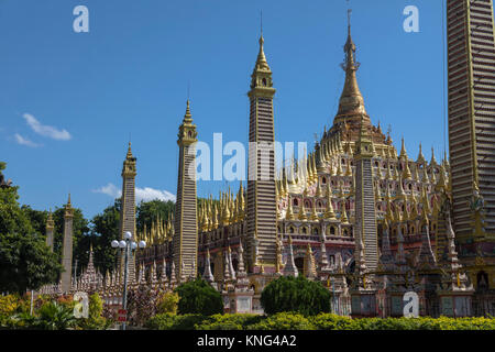 Pagode Thanboddhay, Monywa, Myanmar, en Asie Banque D'Images