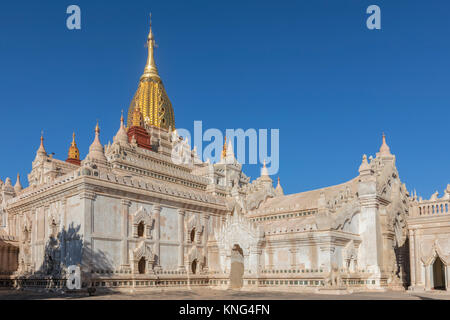 Ananda Temple, Bagan, Mandalay, Myanmar, en Asie Banque D'Images