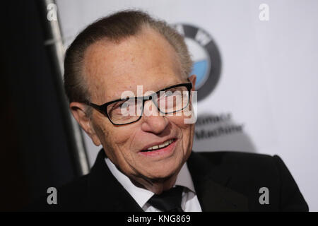 Larry King participe à la Fondation Frères Gala Robert De Niro et Carlos Slim à la Waldorf =Astoria le 7 octobre 2014 à New York. Banque D'Images