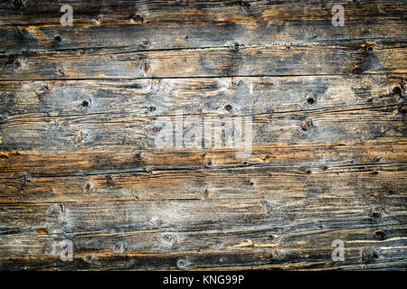 Vieux mur de bois brun naturel. Motif de fond texturé en bois. Banque D'Images