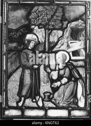 Cette œuvre montre le Christ apparaissant à Sainte Marie-Madeleine, l'une des 12 scènes de la vie du Christ, reflétant les thèmes religieux de l'art de la Renaissance au MET. Banque D'Images
