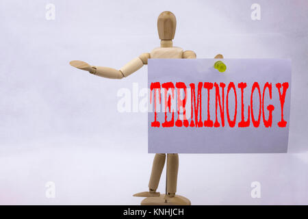 Par contre l'écriture de texte conceptuel montrant l'inspiration légende concept de la terminologie juridique médicale écrite terminologiques sticky note sculpt Banque D'Images