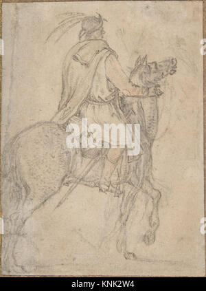 Un Horseman hongrois, dessin du peintre hollandais Roelandt Savery (1576-1639), fin 16th - milieu du siècle 17th Banque D'Images