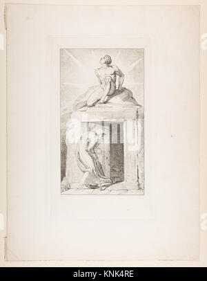 La porte de la mort, de la tombe, un poème de Robert Blair. Artiste: Luigi Schiavonetti, (Italien, Bassano del Grappa 1765-1810 Londres) Banque D'Images