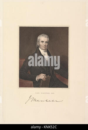 Le juge en chef John Marshall (National Portrait Gallery of Distinguished Americans, 1835), artiste : Asher Brown Durand (américain, Jefferson, New Jersey 1796–1886 Maplewood, New Jersey), 1833 Banque D'Images