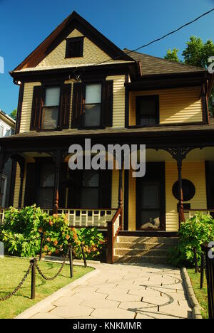 La maison de Martin Luther King Jr est un point de repère important à Atlanta et une partie de la National Historic Park nommé en son honneur Banque D'Images