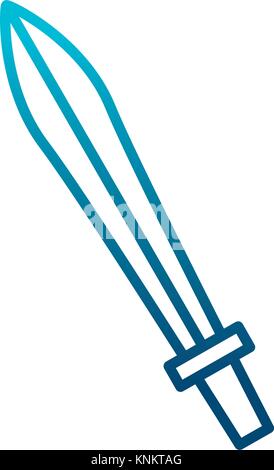Épée arme antique Illustration de Vecteur