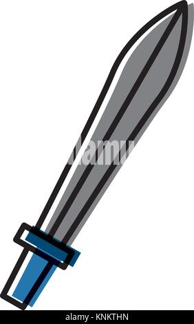 Épée arme antique Illustration de Vecteur