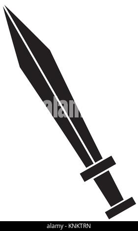 Épée arme antique Illustration de Vecteur
