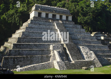 Palenque, Temple des Inscriptions, Chiapas, Mexique Banque D'Images