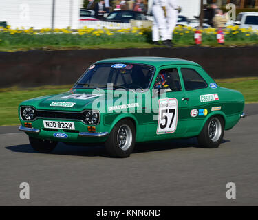 Peter Clements, Ford Escort RS2000 Mk1, Gerry Marshall Trophy, Goodwood 73e mm mars 2015. 73e, 73e réunion, les membres Chris McEvoy, CJM, Photographie Banque D'Images