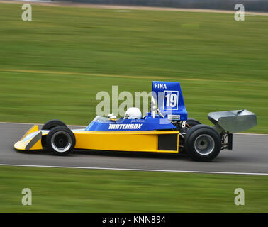 David Butcher, Surtees-Cosworth TS16, une température de l'air fort F1 Cars, Goodwood 73e mm mars 2015, 73e, 73e réunion, les membres de l'action, Chris McEvoy, CJM Photogr Banque D'Images