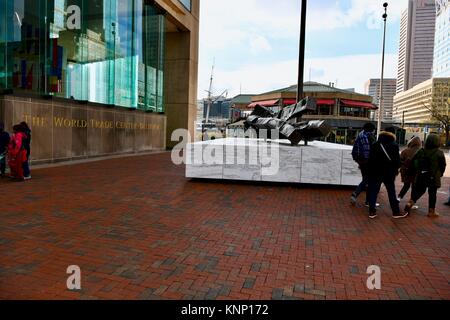 World Trade Center de Baltimore, MD, USA memorial Banque D'Images