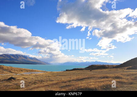 Vue sur le lac Tekapo Banque D'Images