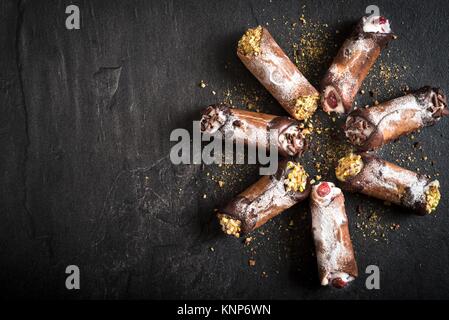 Cannoli temps Banque D'Images