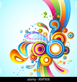 Illustration de colourful abstract vector background Banque D'Images