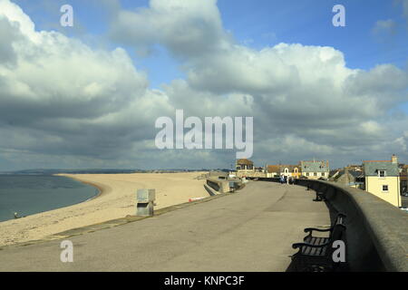 L'Anse de Chesil,,Portland Dorset, Royaume-Uni Banque D'Images