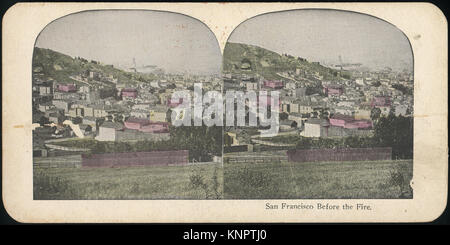 -Groupe de 26 Stéréogramme une vue sur San Francisco, Californie- RENCONTRÉ DP75075 288147 Banque D'Images