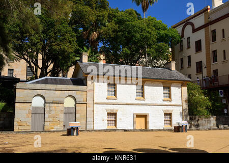 Cadmans Cottage, The Rocks, Sydney, New South Wales, Australie Banque D'Images