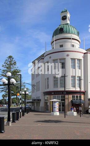 Le dôme de la ville art déco de Napier en Nouvelle Zélande Banque D'Images