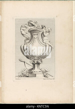 Conception pour un vase avec un faune et d'une nymphe, à partir de la Livre de vases (livre de vases), la plaque 10 rencontré 394665 DP236190 Banque D'Images