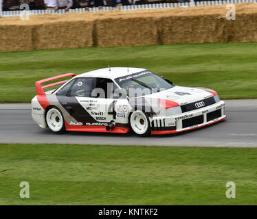 Goodwood Festival of Speed 2014, 90, 2014, André Lotterer, Audi, Audi 90 Quattro IMSA GTO, Autosport, voitures, voitures classiques, voitures, célèbre Festival de SP Banque D'Images