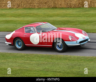 Sir Paul Vestey, Doug Nye, Ferrari 275 GTB/C, 1 PEV, Goodwood Festival of Speed, en 2014, en 2014, Christian Jacq, voitures, voitures classiques, voitures, célèbre Festival de S Banque D'Images