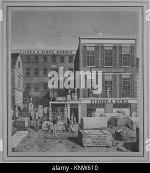 Fisher & Bird en cour, 287 Bowery, New York a rencontré MM57910 380776 Artiste : John Baker, États-Unis, actif 1830 ?40, Fisher & Bird en cour, 287 Bowery, New York, ca. 1836, gravure, image : 9 7/8 x 8 7/8 in. (25,1 x 22,5 cm) : fiche 12 13/16 x 9 1/16 in. (32,6 x 23 cm). Le Metropolitan Museum of Art, New York. L'Edward W. C. Arnold Collection de New York imprime, Cartes et images, Legs d'Edward W. C. Arnold, 1954 (54.90.673) Banque D'Images