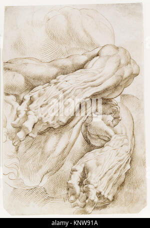 Illustration des avant-bras gauche et droit dans plusieurs positions, montrant l'anatomie squelettique et musculaire à des fins de référence médicale et éducative. Banque D'Images